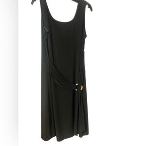 Black w/Gold Circle Dress